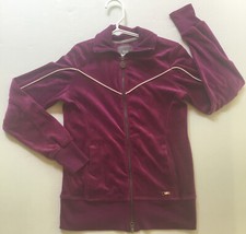 Nike Sportswear Velour Full Zip Track Jacket Purple Soft Beautiful Women  s Small
