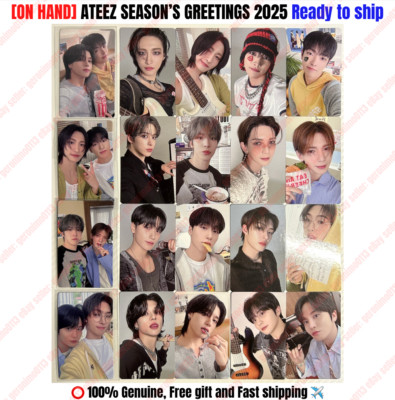 *[ON HAND]* ATEEZ 2025 SEASON'S GREETINGS ROCK WILL NEVER DIE/ATEEZ GOLDEN HOUR