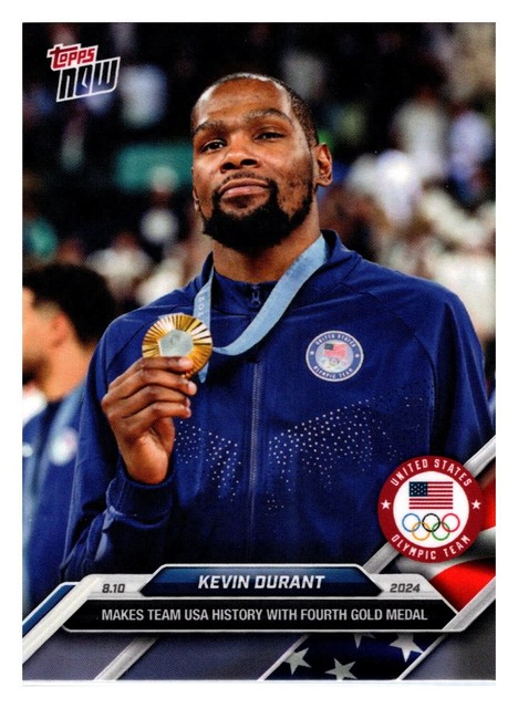 Kevin Durant Team USA Olympic Games 2024 Topps Now #28