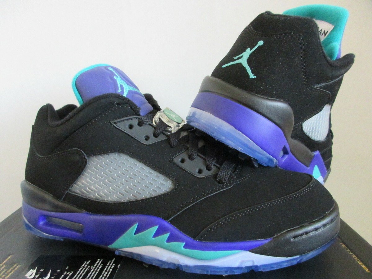 Size 12 - Air Jordan 5 Golf Low Black Grape for sale online