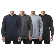 Pro Club Men's Comfort Crew Neck Fleece Pullover Sweater
