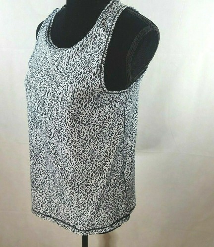 Ideology Top Printed Tank Mesh V Back Shirt Athletic Gym WS-349 - Picture 5 of 8