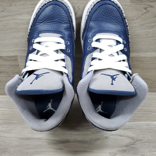 Nike Air Jordan 3 Retro GS Georgetown 398614-401 Youth Size 4Y Women Size 5.5 - Picture 12 of 22