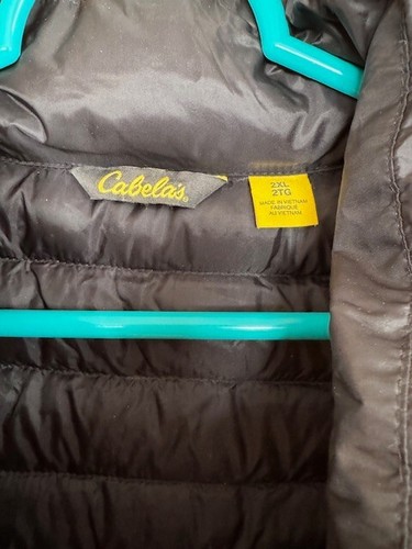 Women's Black Puffer Vest Cabela's Brand 2X Tunic/ Longer Length - Picture 2 of 4