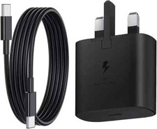 Genuine 25W Super Fast Charger Plug Cable For Samsung Galaxy A06 A14 A34 A54 S24