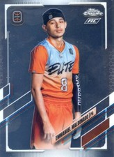 2022 TOPPS CHROME OVERTIME ELITE ROOKIE RC BASE EMMANUEL MALDONADO NO. 9