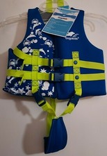 Gogokids Swim Vest Kids Life Jacket Boys/Girls Blue 50N Floatation Type III PFD