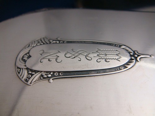 Beautifully Ornamented Sterling Silver Vanity Set by the Saart Brothers - Picture 7 of 8