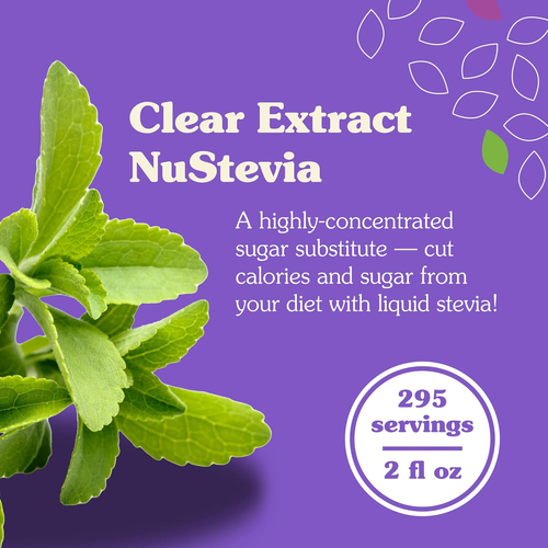 Clear Extract Stevia, Plant-Based Sweetener, Unflavored, Glass Bottle, 2Oz - Picture 8 of 12