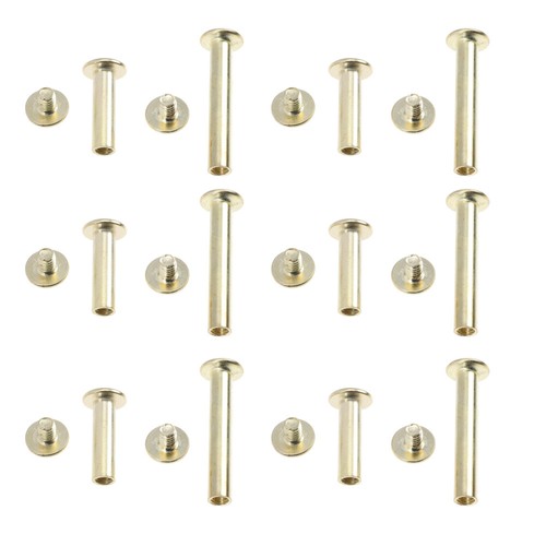 100 Pcs Album Pin Office Screw Post Binders Binding Screws for Photo Albums