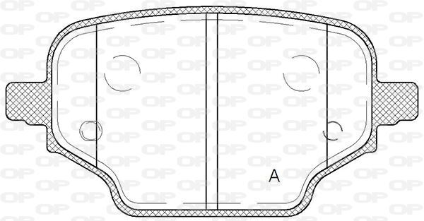 Jeu de 4 plaquettes de frein avant Citroën Berlingo 1.2 PureTech 130 essence