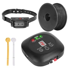 Electric Outdoor Dog Fence Containment System for 1 Dog Pet Collar Waterproof