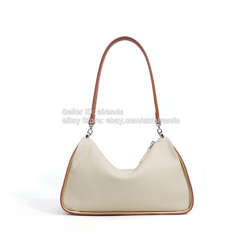 Elegante Bolso de Hombro de Cuero Blanco Grande para Mujer Trabajo Viaje Asa Superior Cartera - Imagen 16 de 23