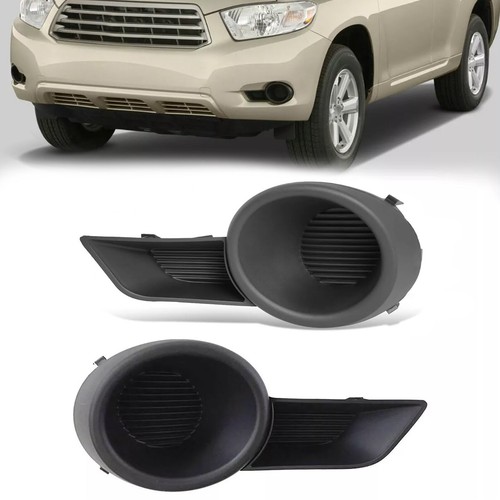 For 2008-2010 Toyota Highlander Front Bumper Fog Light Cover Left+Right Side - Bild 8 von 8