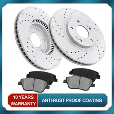 Front Brake Rotors & Ceramic Pads for 2011 - 2014 2015 Kia Optima Hyundai Sonata