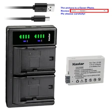 Kastar Battery LTD2 USB Charger for Canon LP-E8 LC-E8 Canon EOS Rebel T3i Camera