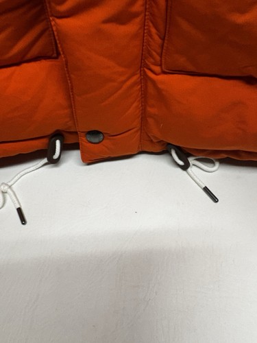 Polo Ralph Lauren Men's Down Insulated Winter Parka Jacket Coat Orange Size M - Picture 6 of 18