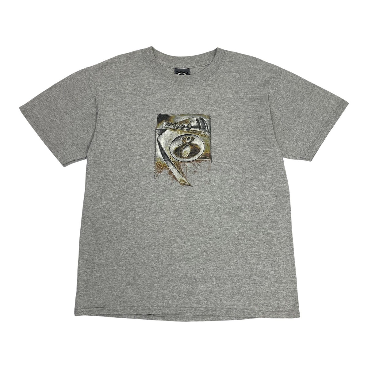 Oakley software Factory Pilot USA製 美品 Vintage Oakley Software Factory Pilot T-Shirt Grey Spell Out