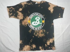 Vintage Fruit of the Loom T Shirt Mens L Made USA Brooklyn Brewery Single Stitch