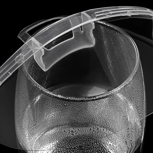 10pz Copri Maschera Antiappannamento Trasparente Riutilizzabile Protezione Bocca Antisaliva - Foto 7 di 12