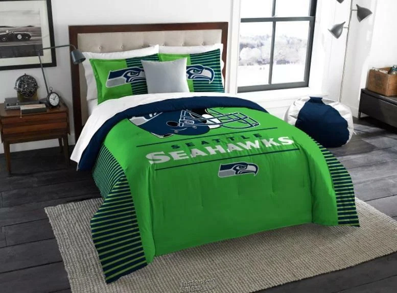 Seattle Seahawks The Northwest Company football Bedding Set