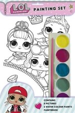 LOL Surprise Coffret De Peinture A4 8 Images Gouache & Pinceau