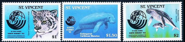 St.Vincent 1992 Terra Summit MNH Cv$22.50 Animali Balene Big Gatti St.Vincent 1992 Terra Summit MNH Cv$22.50 Animali Balene Big Gatti