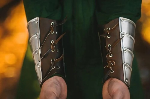 Second Age Elves Full Armor Set – LARP Cuirass, Bracers, Leg Greaves, Shoulders - Picture 7 of 9