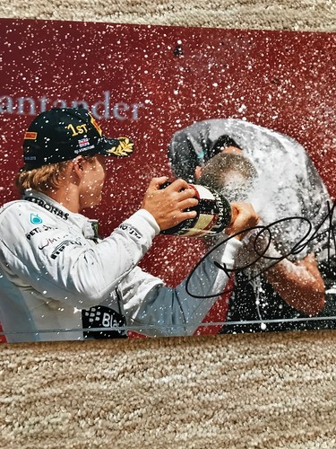 NICO ROSBERG signed PHOTO PODIUM 12 x 7.75" MERCEDES AMG F1 2016 WORLD CHAMPION - Picture 2 of 5