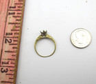 Art Deco 14K Yellow Gold Engagement Ring Mounting Size 6 1.7 Gr [R386] — photo 5