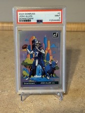 2024 Panini Donruss - Downtown! Josh Allen #2 PSA 9 (MVP YEAR)