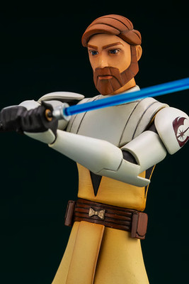 STAR WARS: OBI WAN KENOBI (THE CLONE WARS VER.) ARTFX+ STATUE VON KOTOBUKIYA