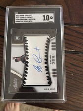 2021 Panini Garret Crochet Rookie Baseball Material Signature Black /60