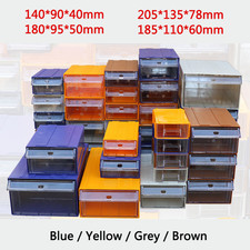 1X Plastic Drawer Toolbox Parts Case Component Storage Box Organizer Home Office