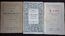 Lotto L'UMANESIMO ITALIANO GARIN 1952 1°ED,IL RISORGIMENTO  1^ed 1923,Il Papa 