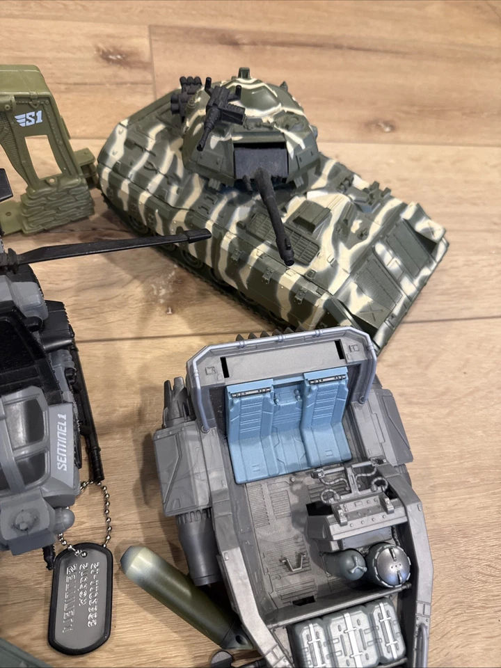 2 英寸绿军男式 PLUS、坦克、路障、直升机、配件大批量 — 第 3/4 张图片