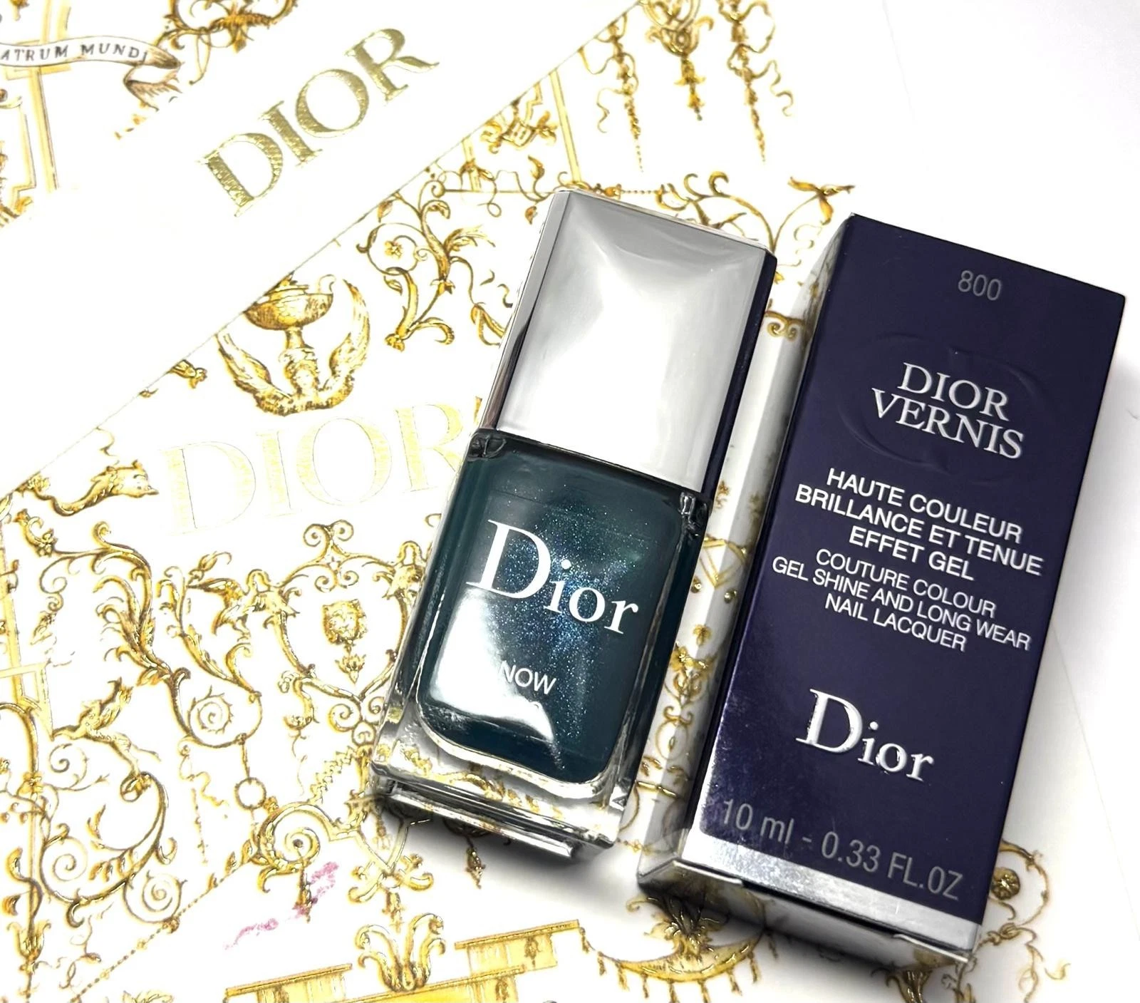 Dior Vernis Couture Colour Gel Shine And Long Wear Nail Polish 800 Now 10ml