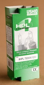 Ushio HPL 750W 120 AND Ushio HPL +575W Stage & Studio Lamps