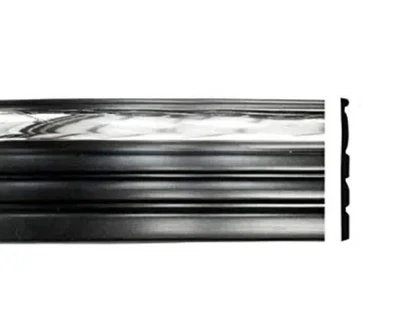 AUTOMOTIVE AUTHORITY Black Chrome Side Body Trim Molding for 1999-2006 Chevy Silverado - 3-7/8" Wi...