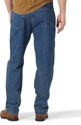 English Laundry Denim Dark Blue 30x39 Mens Jeans Harrow Straight Fir  (b