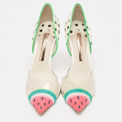 【SOPHIA WEBSTER】watermelon heels Sophia Webster Watermelon-Print High-Heeled Pumps - ShopStyle
