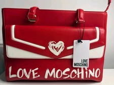 Love Moschino Brand New Medium Size Red Leather Bag