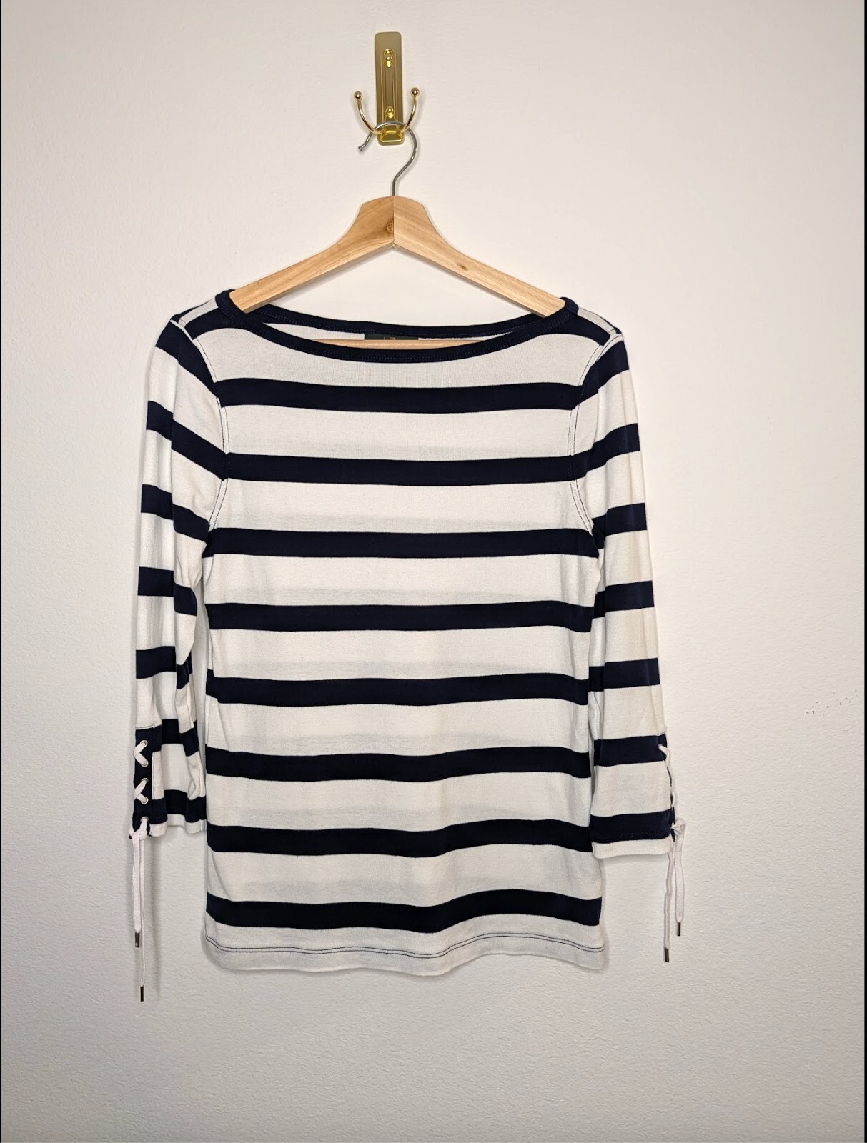 Lauren Ralph Lauren Nautical Stripe Top