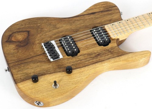 XIII Guitars Custom Korina Tele Natural Electric Guitar w/ Gig Bag - Picture 3 of 11