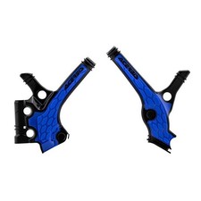 protections de cadre en plastique noir/bleu Acerbis Yamaha Yz 85 2019 2020 2021