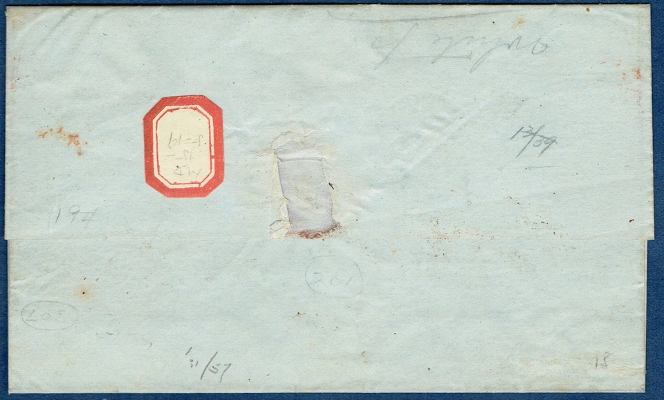 [vp35]USA 20th Nov 1847 Sc#2 used 10¢ black on cover from Cincinnati to New York - Image 3 of 4