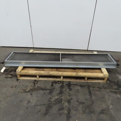 12 Pass 5/8'' Tube Spiral Fin Heat Exchanger 2''NPT 18'' x 99'' Surface Area