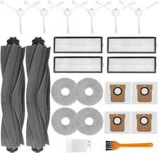 Accessories Kit for Dreame L10 Ultra / L10s Robot Vacuum, 22Pack, White 