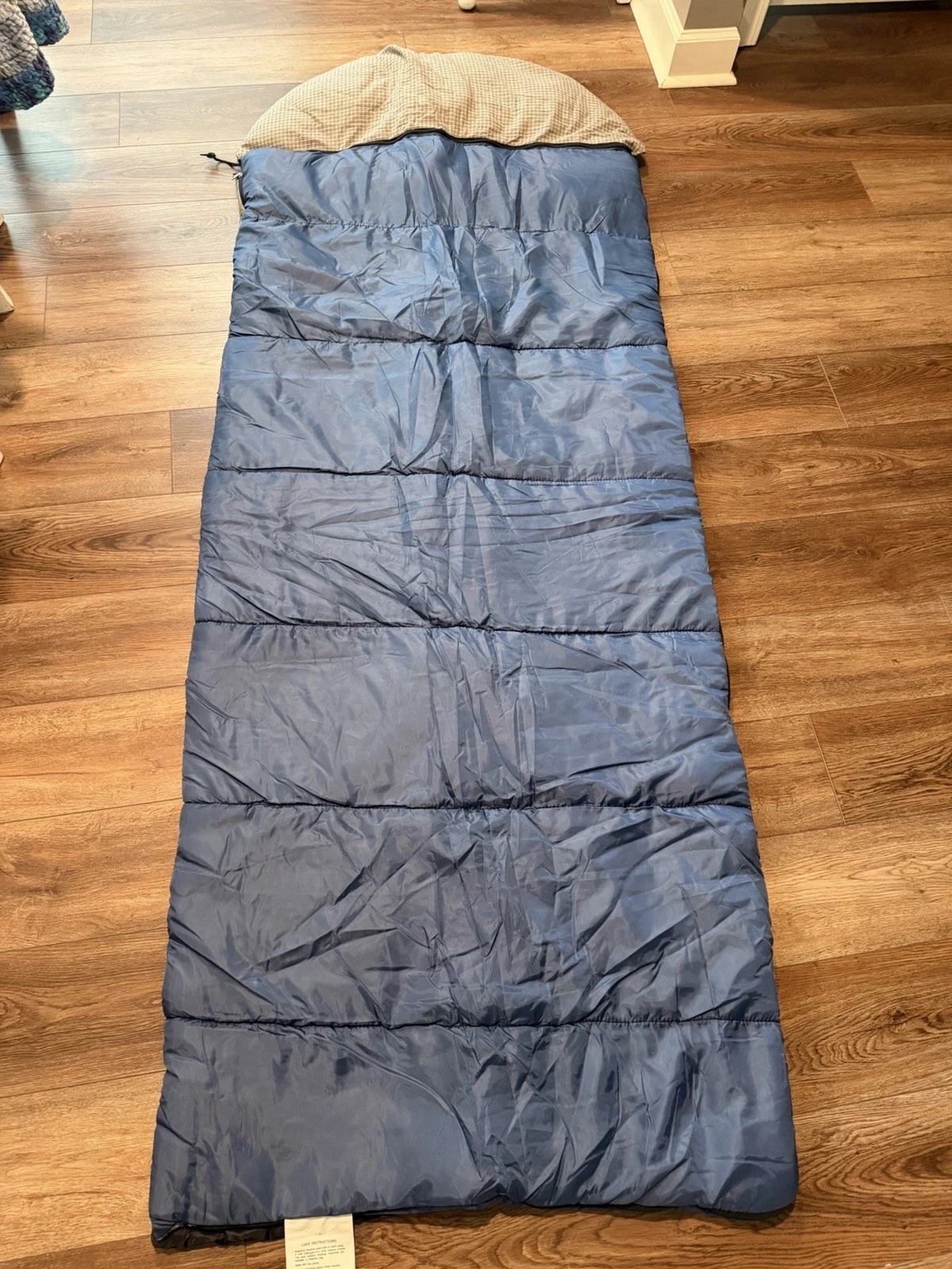 Eddie Bauer Sleeping Bag 33 X 85 3.5 Lbs Pillow Blanket Comfort Shell