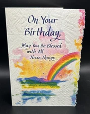 Birthday (Blue Mountain) Greeting Card w/ Envelope